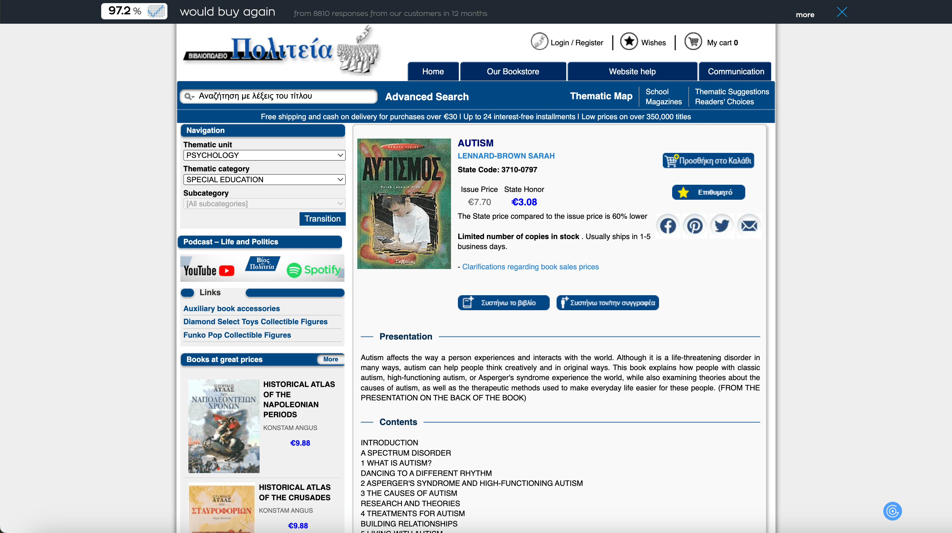 Publication Details Screenshot