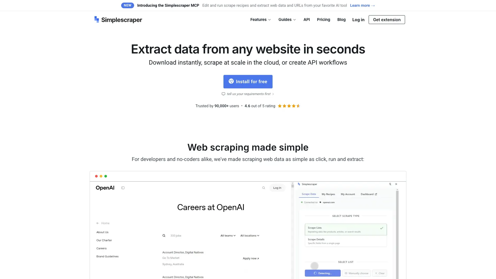 Simplescraper