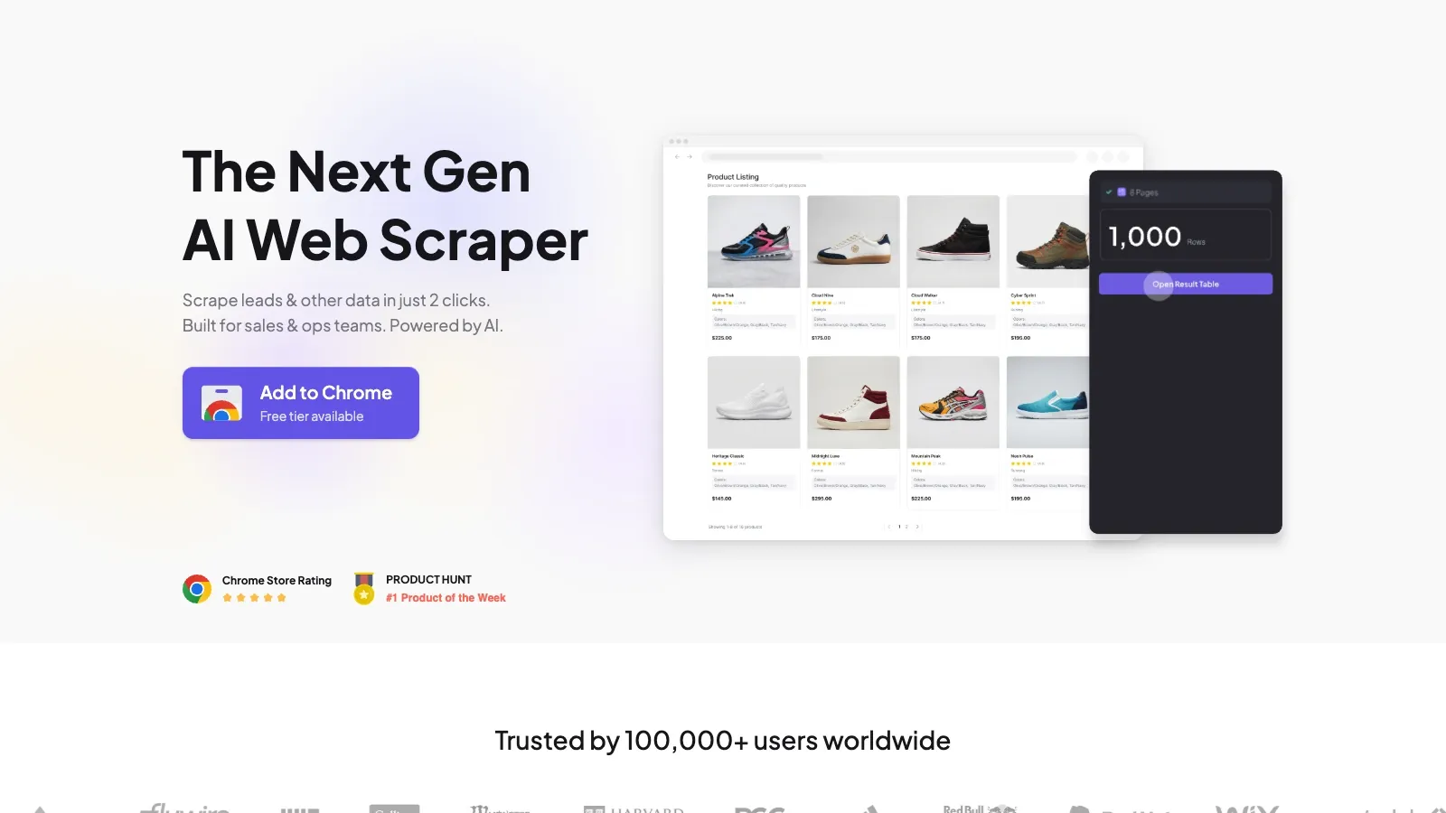 Thunderbit 官网截图