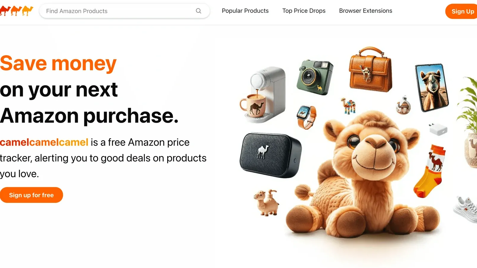 CamelCamelCamel official website screenshot