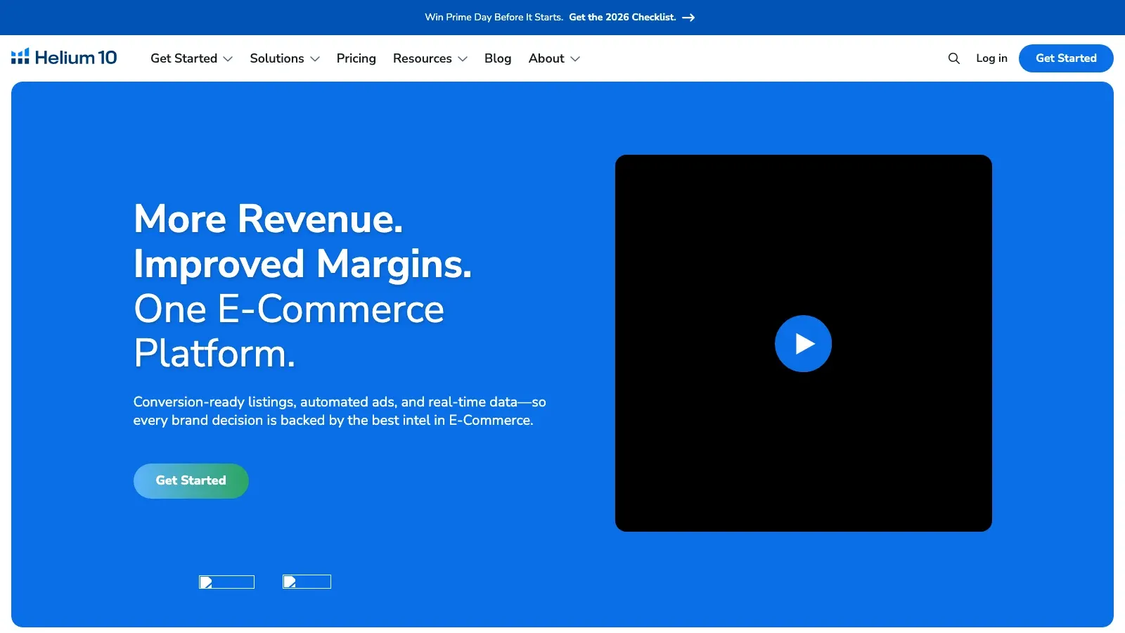 Helium 10 official website screenshot