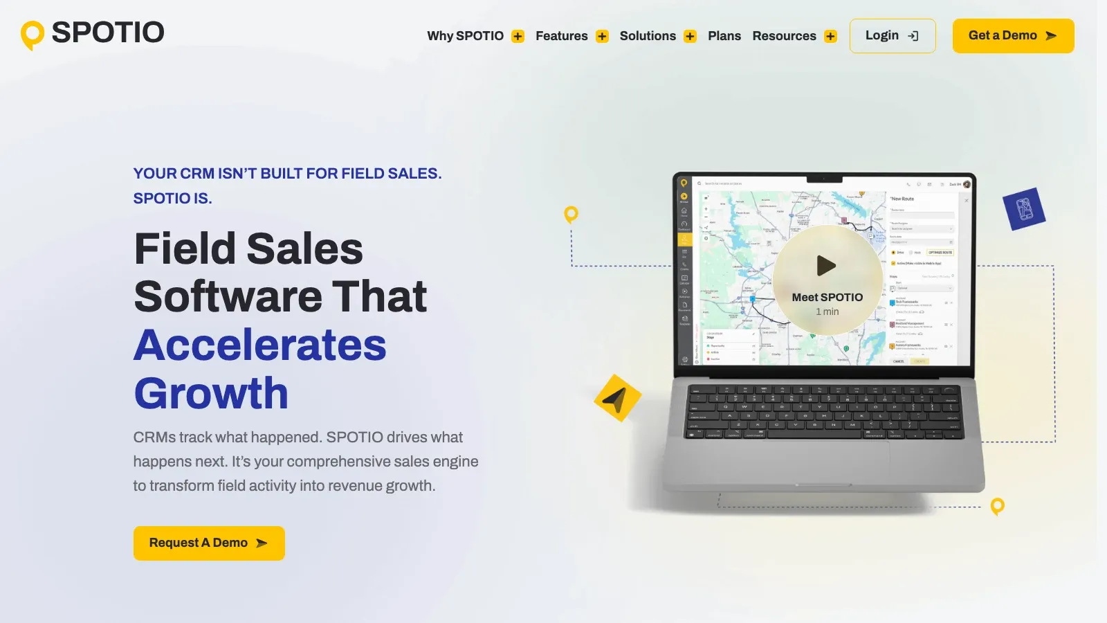 SPOTIO official website screenshot
