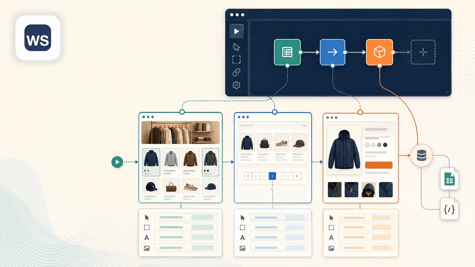 Web Scraper visual