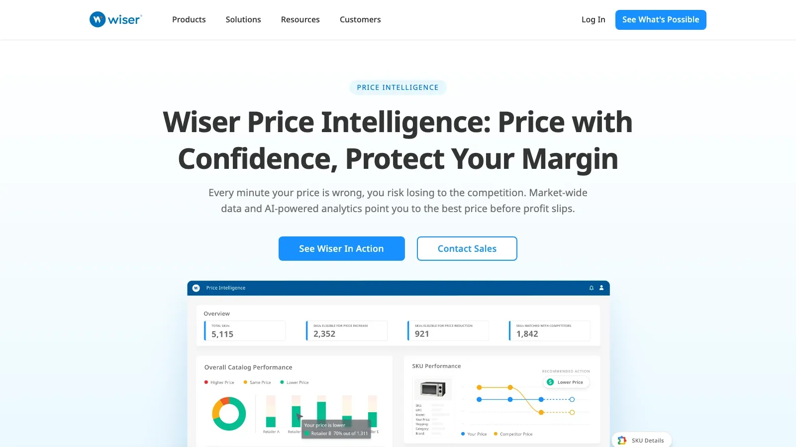 Wiser official website screenshot