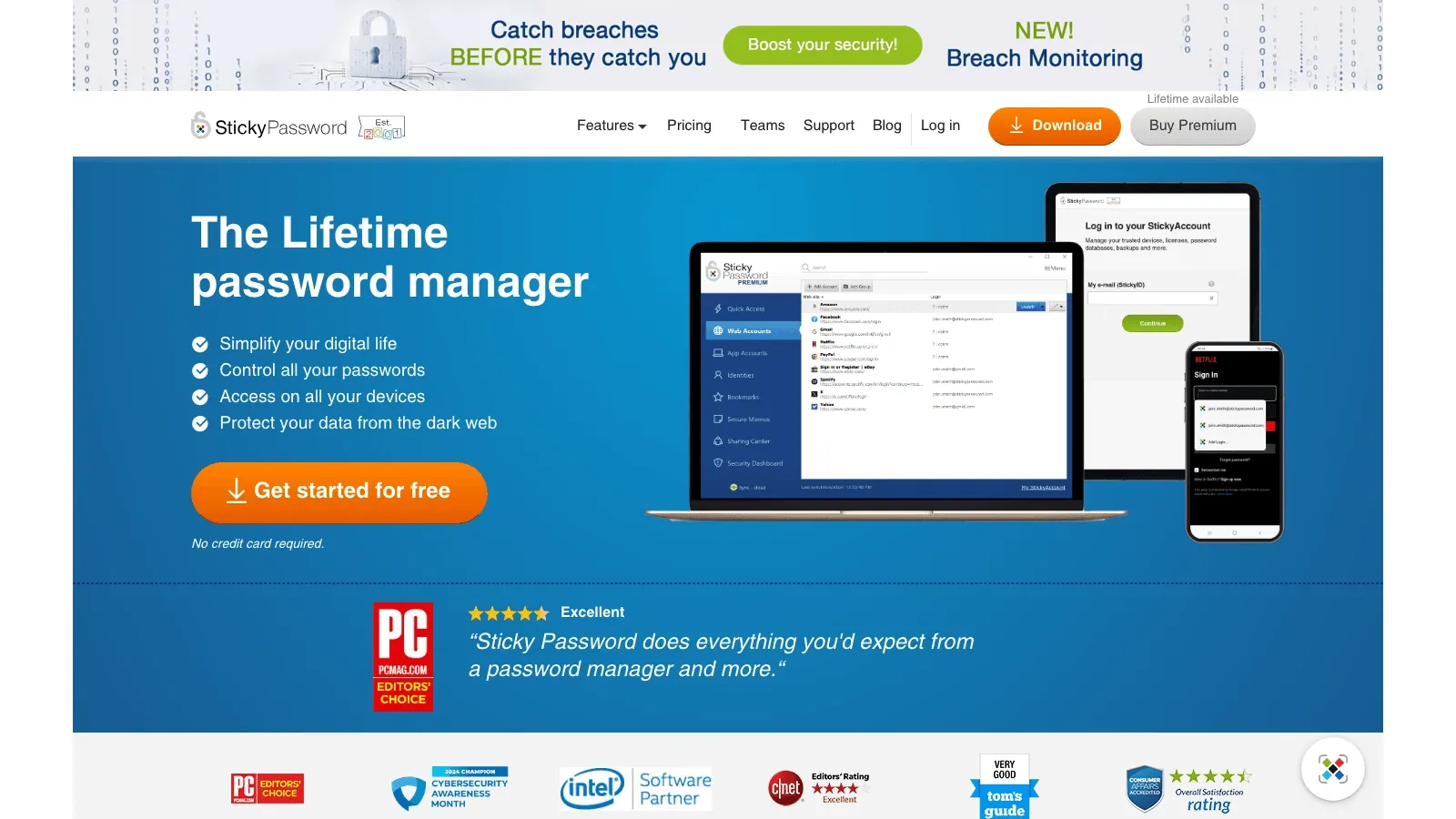 Imagen oficial del producto Sticky Password