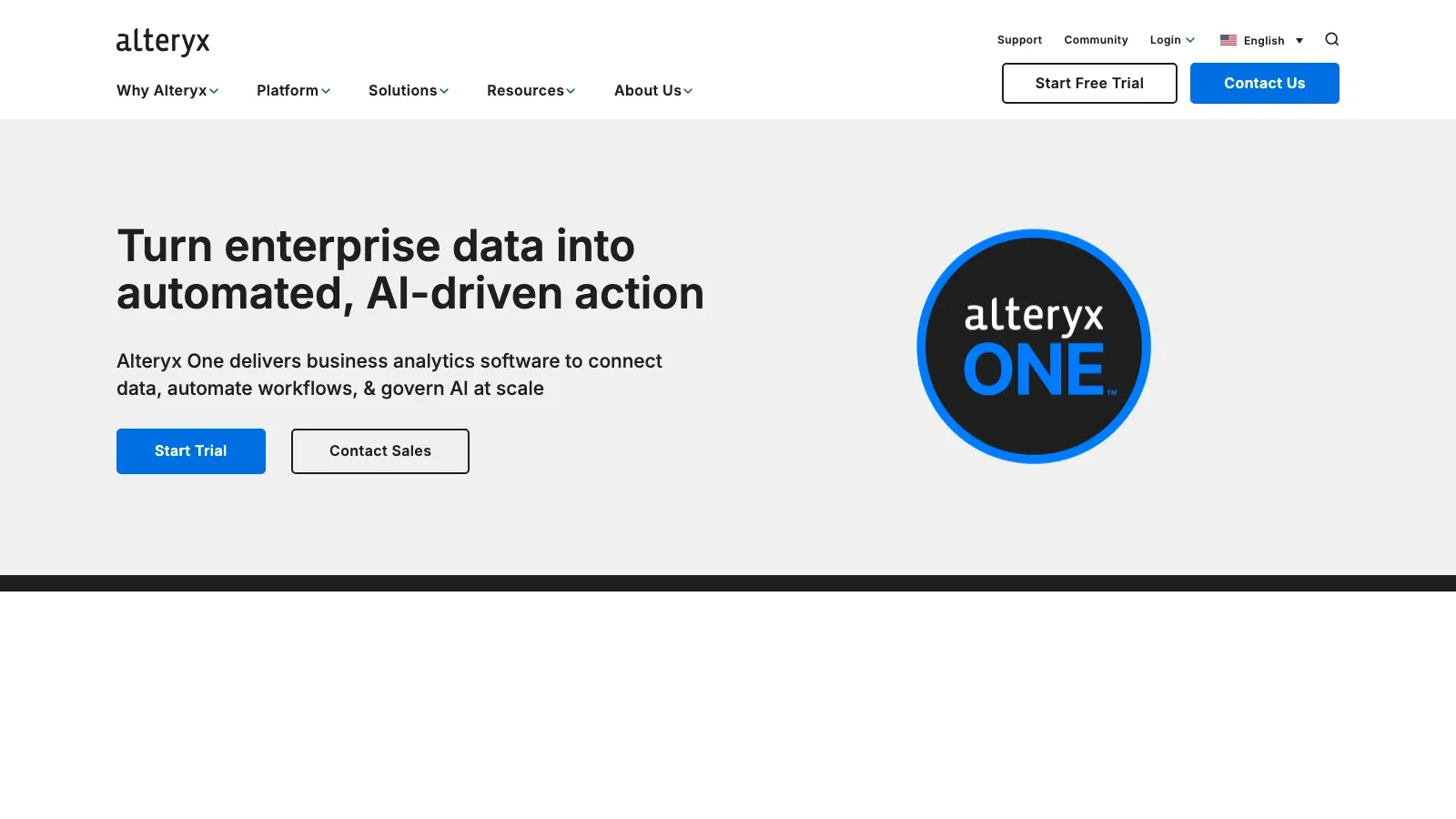 Alteryx 官方网站