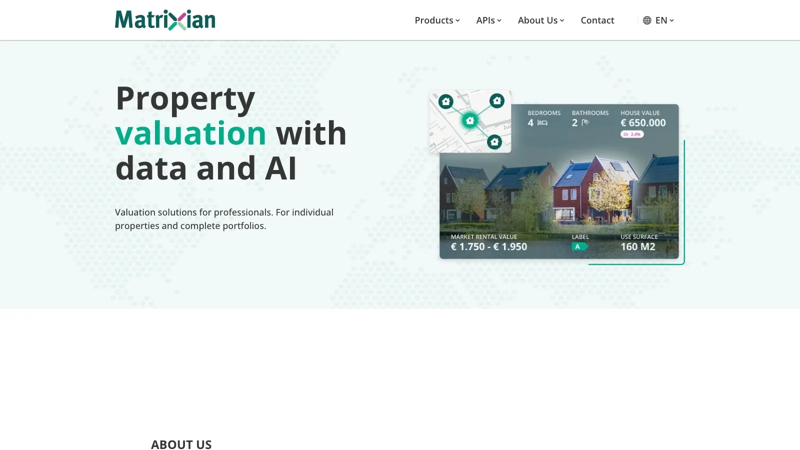 Matrixian official website screenshot