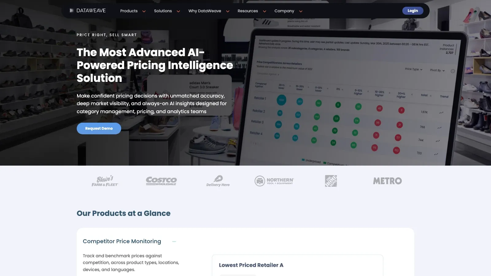 DataWeave official website screenshot