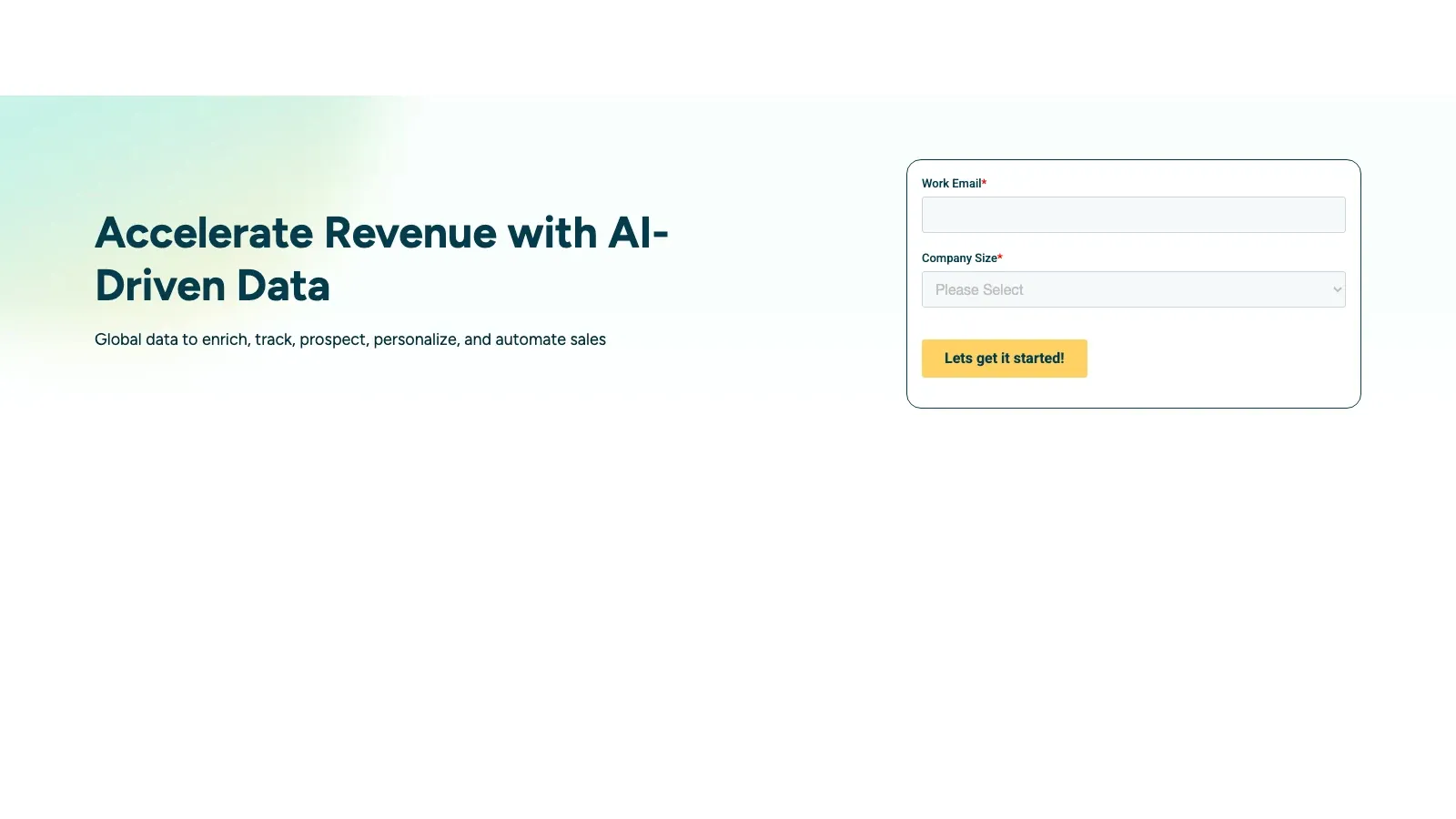 LeadIQ official website screenshot