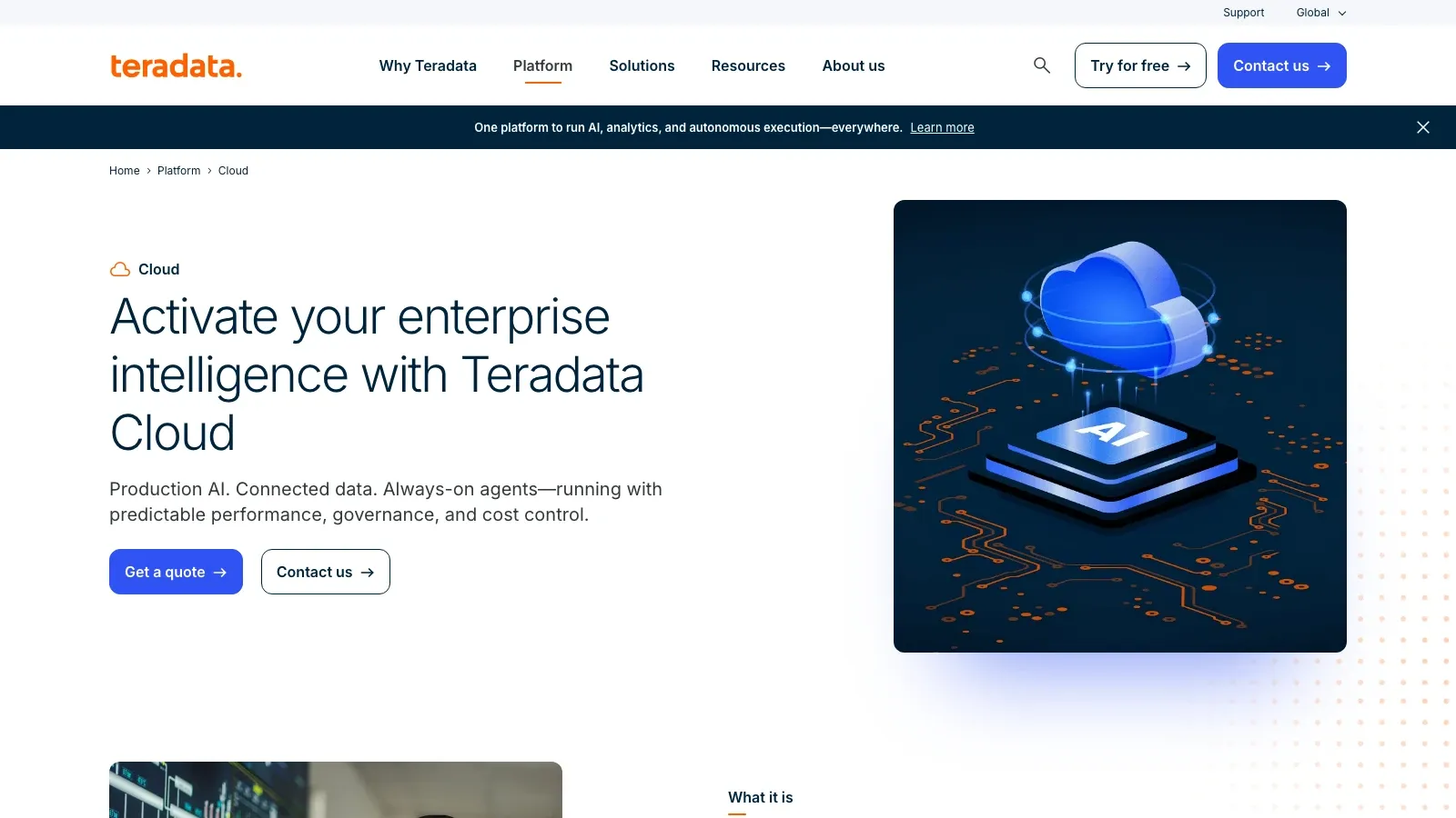 Teradata 官方网站