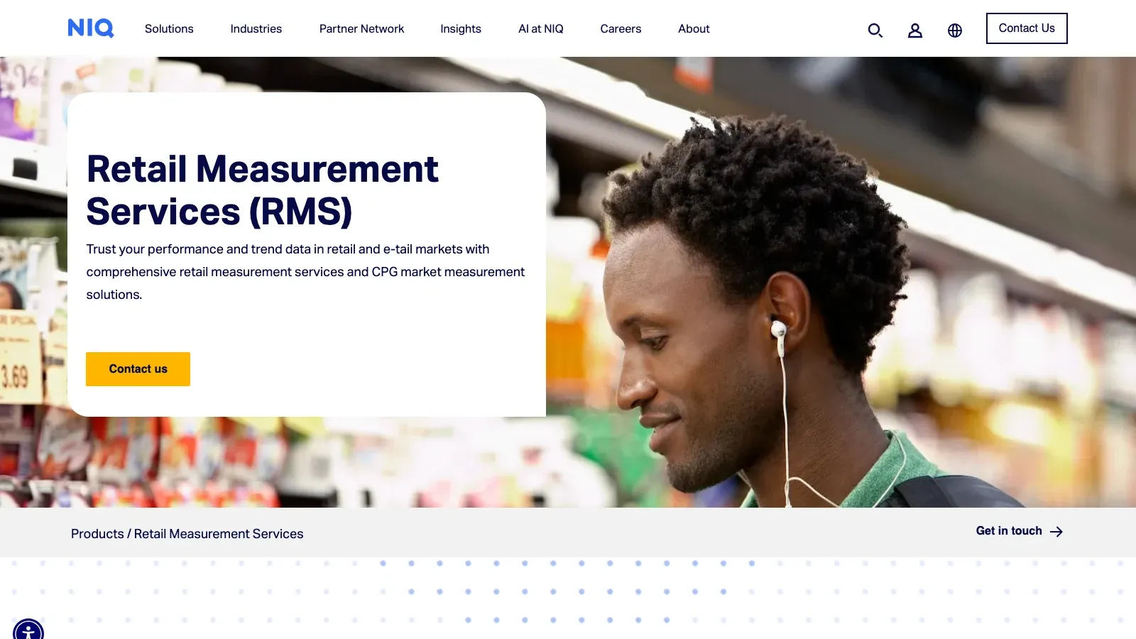 NielsenIQ official website screenshot