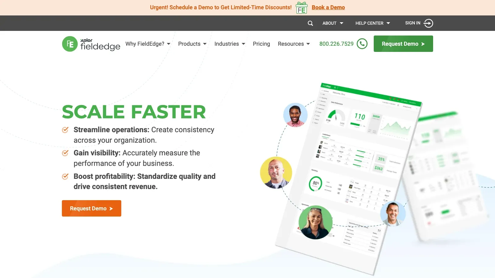 FieldEdge official website screenshot