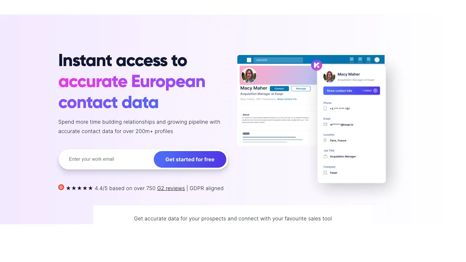 Kaspr official website screenshot