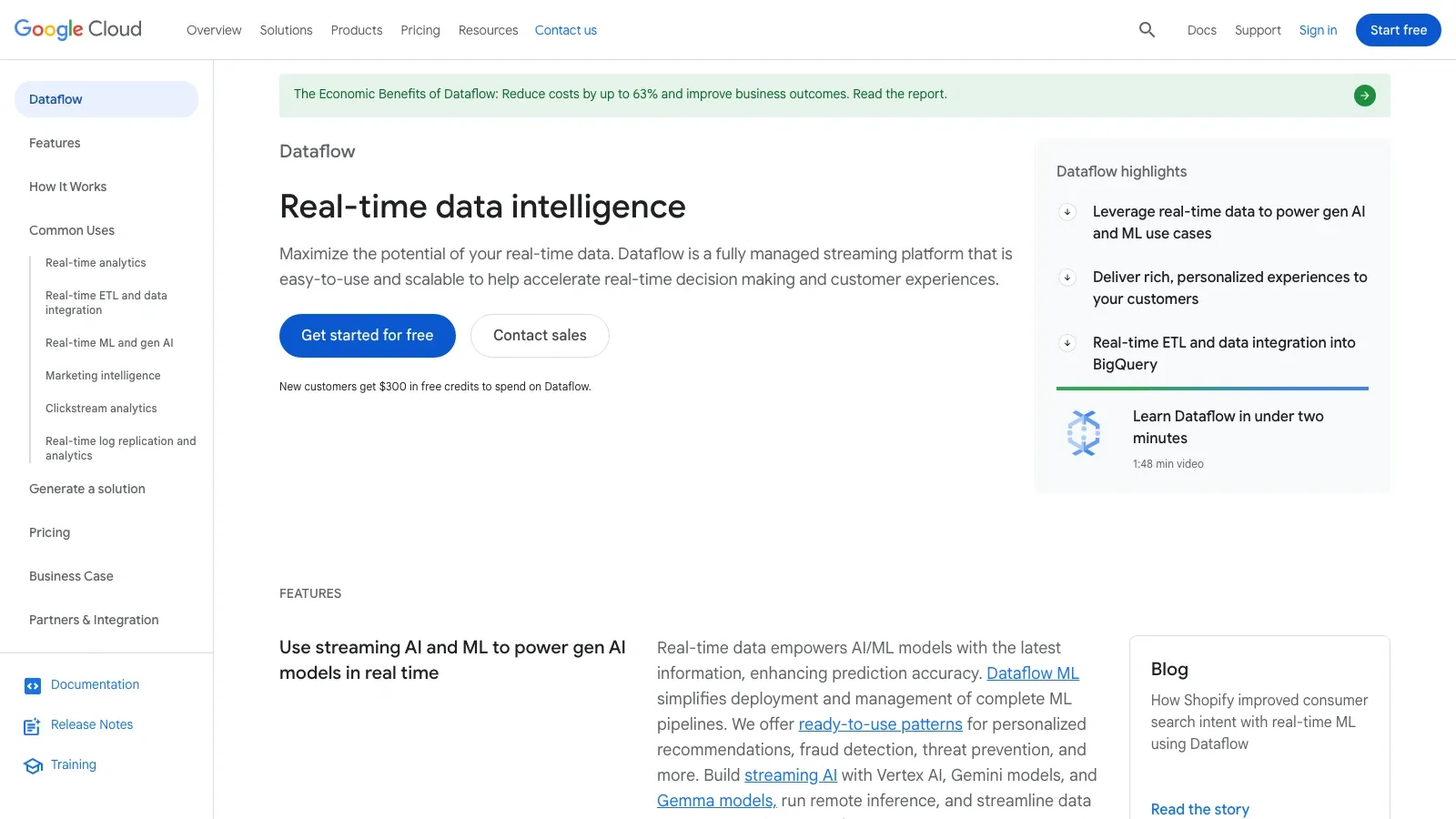 Google Cloud Dataflow 官方网站