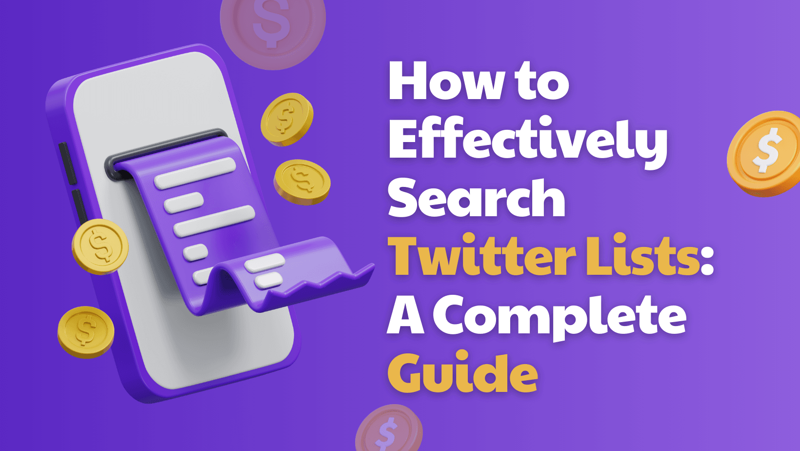 Come Cercare in Modo Efficace le Liste Twitter: Guida Completa