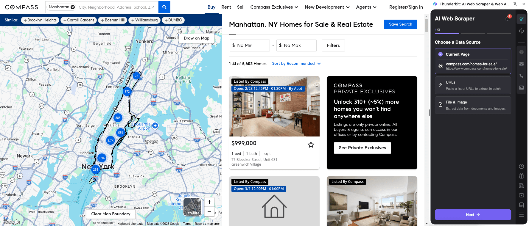 Compass Homes for Sale Screenshot