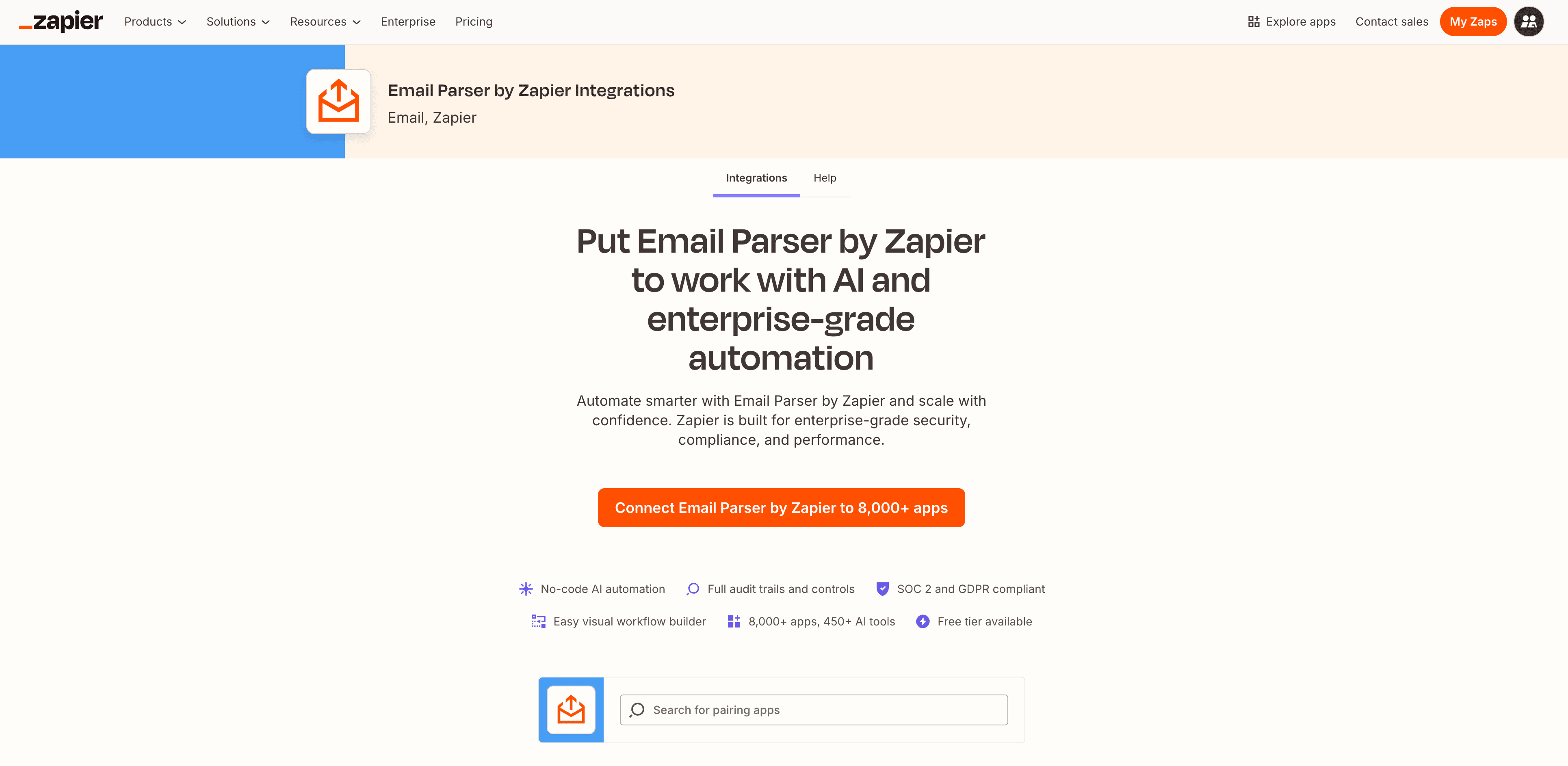 Zaiper Email Parser