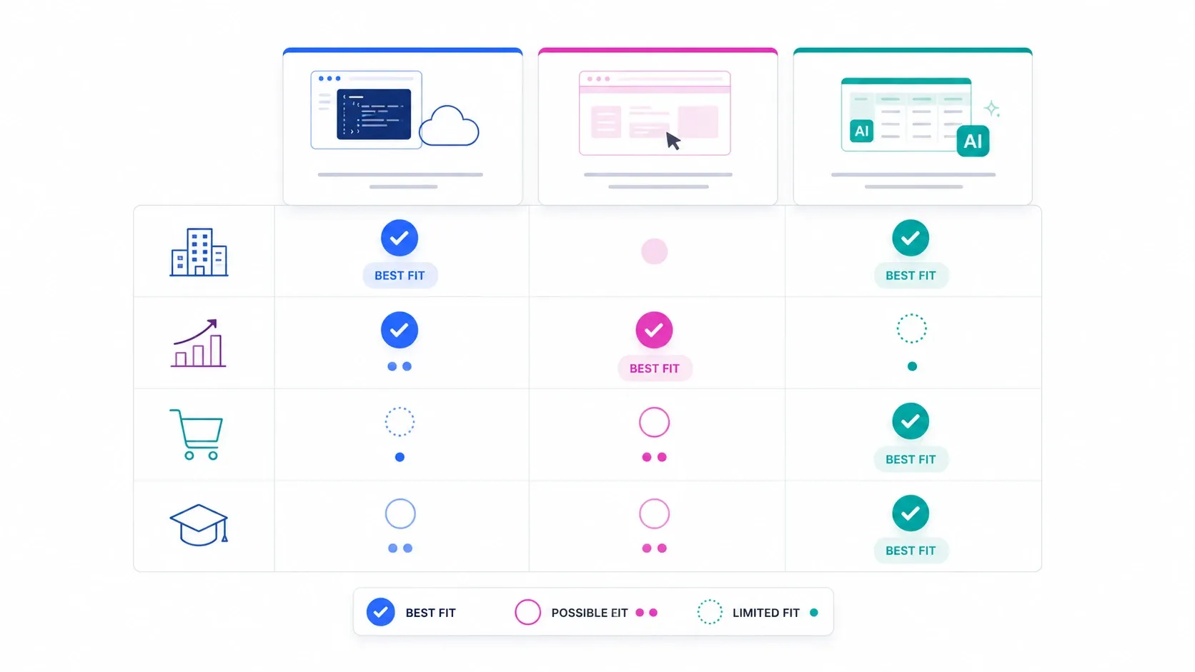 Thunderbit shortlist matrix